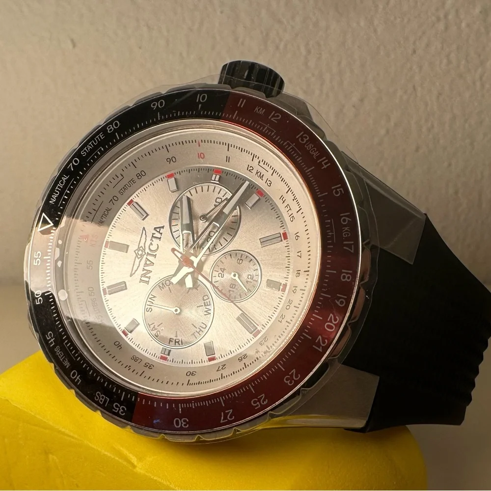 Invicta 50mm Stainless Steel Chronograph Timepiece